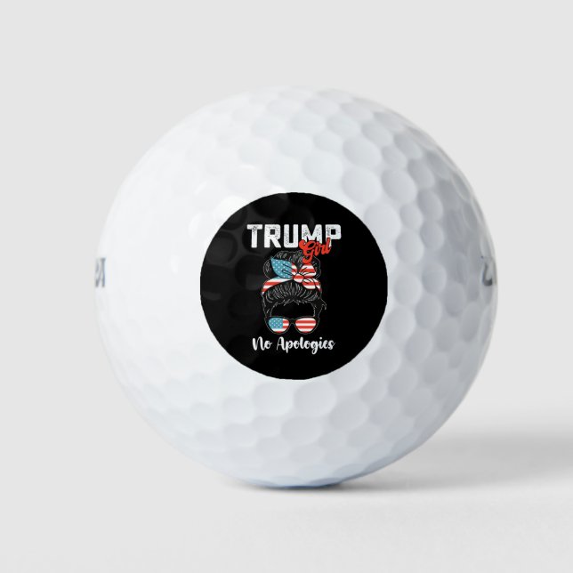 Trump Girl: Keine Entschuldigungen für Präsidentsc Golfball (Vorderseite)