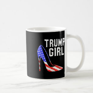 Trump Girl Trump 2025: Amerikanische Flagge Kaffeetasse