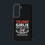 Trump Girlie Coquette Social Club Wahlen Samsung Galaxy Hülle<br><div class="desc">Trump Girlie Coquette Social Club Bow Flag Wahl 2024 Macht Amerika wieder groß</div>