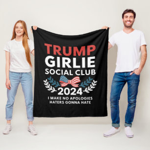Trump Girlie Coquette Sozialclub-Schleifenwahl  Fleecedecke