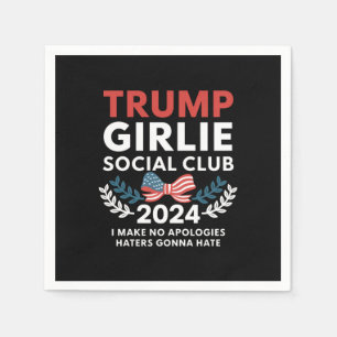 Trump Girlie Coquette Sozialclub-Schleifenwahl Serviette