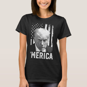 Trump glücklich am 4. Juli Trumps amerikanische Fl T-Shirt