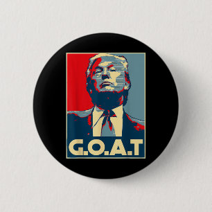 Trump Goat Middle Finger Election 2024 Republikane Button
