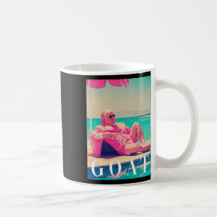 Trump Goat Summer 2024 Retro Funny Pink Donald Tru Kaffeetasse