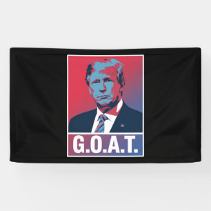 Trump GOAT Wahl 2024 Republikaner Vintage Banner