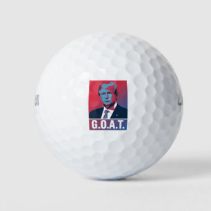 Trump GOAT Wahl 2024 Republikaner Vintage Golfball