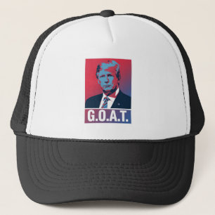 Trump GOAT Wahl 2024 Republikaner Vintage Truckerkappe