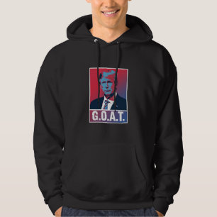 Trump GOAT Wahl 2024 Republikanischer Vintag Hoodie