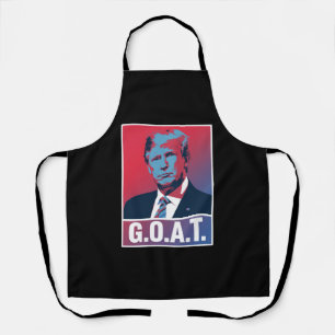 Trump GOAT Wahl 2024 Republikanischer Vintag Schürze