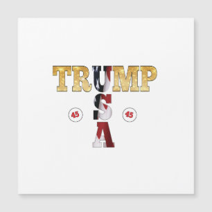 Trump Gold Presidential USA Magnetkarte
