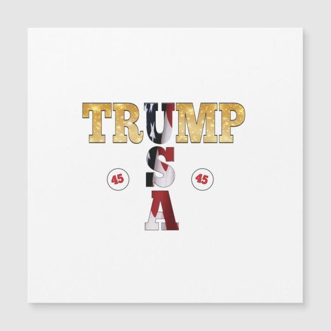 Trump Gold Presidential USA Magnetkarte (Vorderseite)