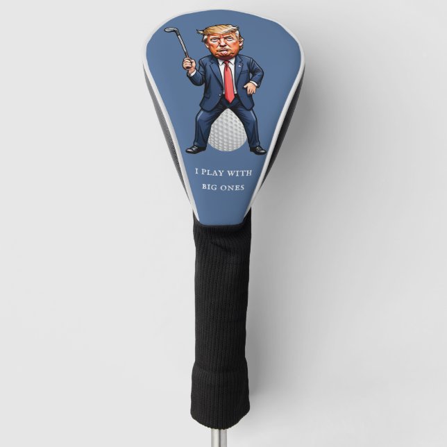 Trump Golf Ball Head Cover Golf Headcover (Vorderseite)