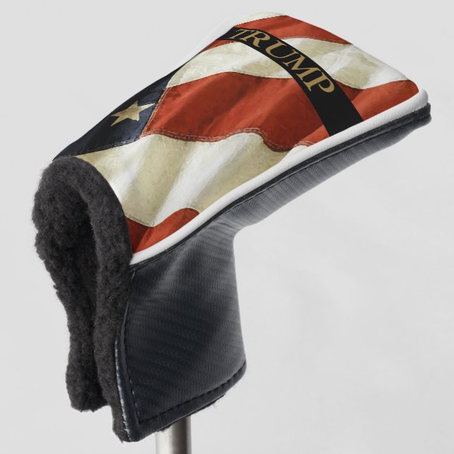 TRUMP GOLF HEADCOVER (3/4 Vorderseite)