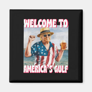 Trump Golf von Amerika Der sonnige Golf von Mexiko Magnet