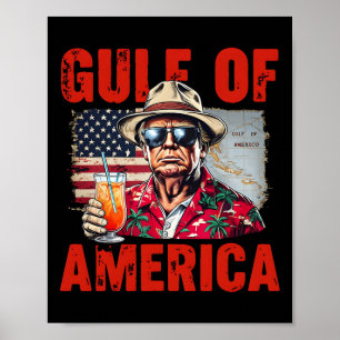 Trump Golf von Amerika Der sonnige Golf von Mexiko Poster