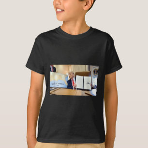 Trump Golf von Mexiko Patriotischer Präsident Trum T-Shirt