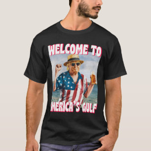 Trump Golf Von USA Amerika Lustiger Golf Von Mexik T-Shirt