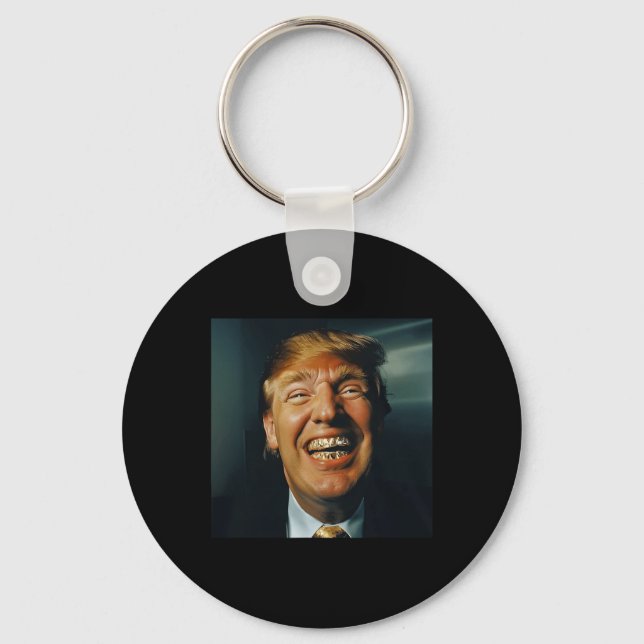 Trump Grillz Schlüsselanhänger (Vorderseite)