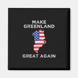 Trump Grönland Mach Grönland wieder groß Karte Magnet