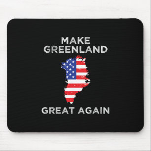 Trump Grönland Mach Grönland wieder groß Karte Mousepad