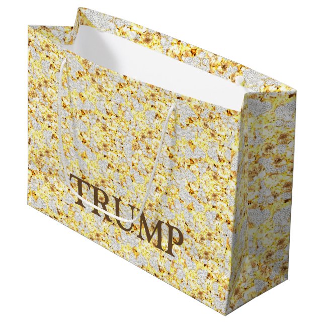 TRUMP GROßE GESCHENKTÜTE (Vorderseite Schrägansicht)