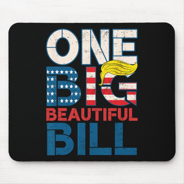 Trump Große Rechnung Eine große schöne Rechnung Lu Mousepad (Vorne)