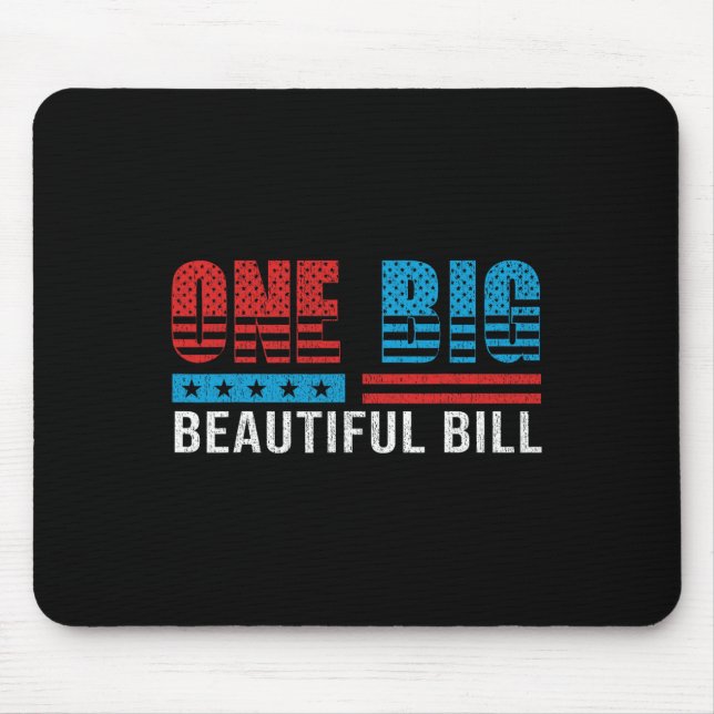Trump große Rechnung Eine große schöne Rechnung Lu Mousepad (Vorne)