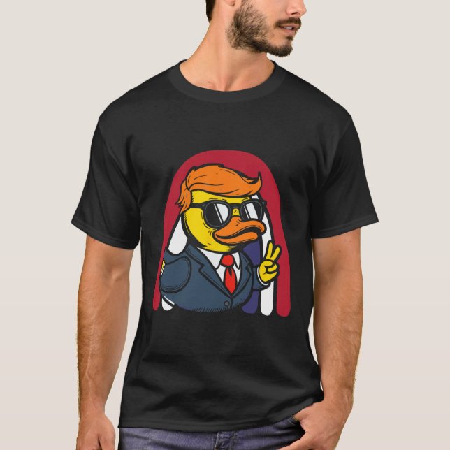 Trump Gummiente 1  T-Shirt (Vorderseite)