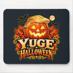 Trump Haar Kürbis RIESIG Halloween-Mauspad Mousepad