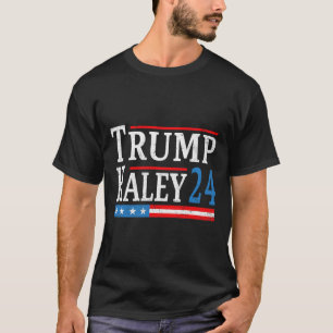 Trump Haley 2024 Präsident Wahl Republikaner Wahll T-Shirt