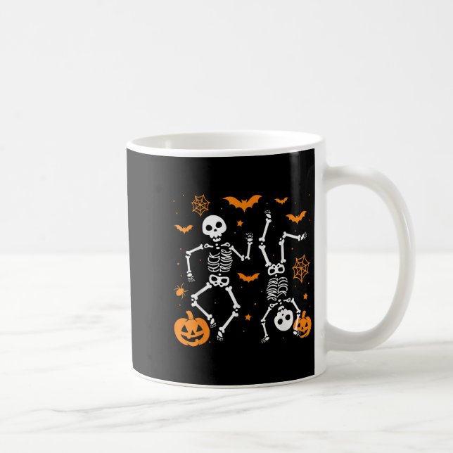 Trump Hallloween Skeleton Funny  Kaffeetasse (Rechts)