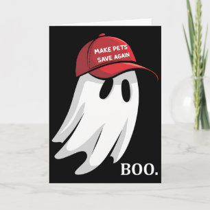 Trump Halloween-Geist Buh Machen Tiere Retten Wied Karte
