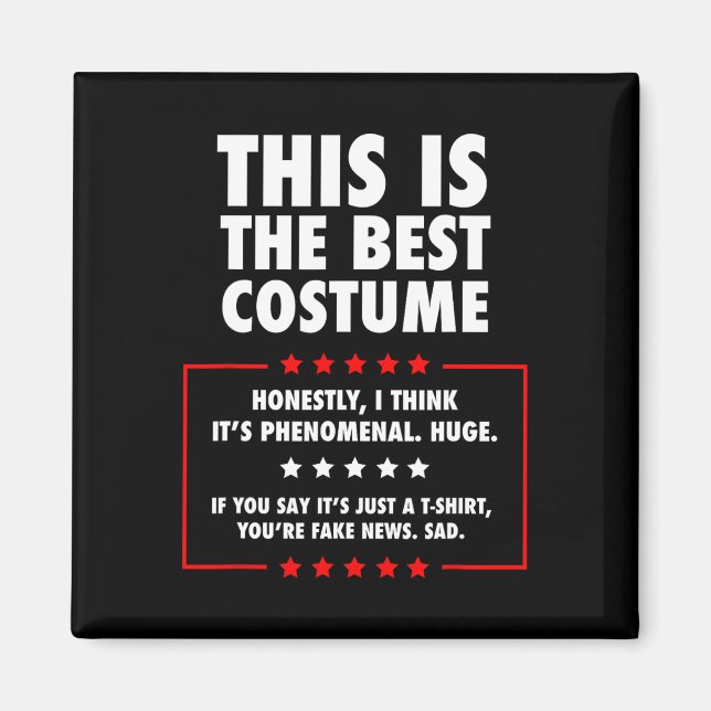 Trump Halloween-Kostüm Magnet (Vorne)
