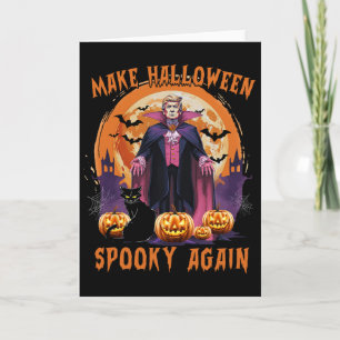 Trump Halloween Machen Halloween wieder gruselig f Karte