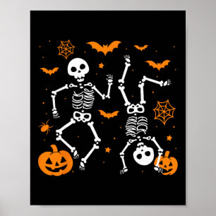 Trump Halloween Skelett Lustig Poster