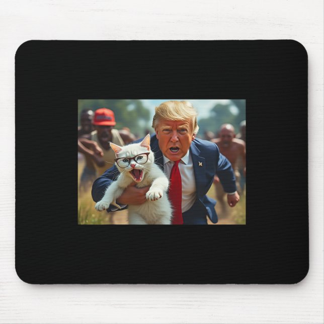 Trump hält Cat-Abstimmung über Trump-Haustiere für Mousepad (Vorne)