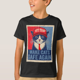 Trump Harris macht Pet wieder in der Demokratische T-Shirt