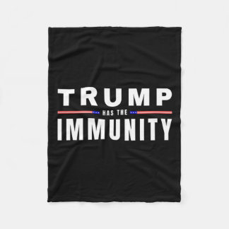 Trump hat das Maga-T-Shirt des Jahres der Immunitä Fleecedecke