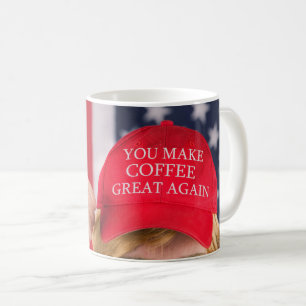 Trump hat, dass Sie Kaffee wieder großartig machen Kaffeetasse