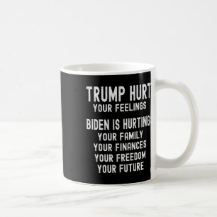 Trump hat deine Gefühle verletzt Trump 2024 Anti-B Kaffeetasse