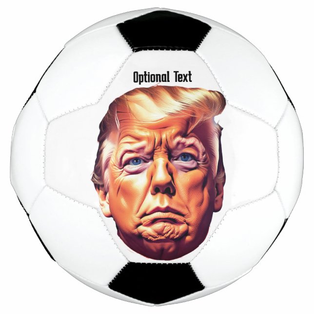 Trump hat die Lippen gelüftet Fußball (Vorderseite)