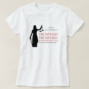 Trump hat die Lüge über dem Gesetz verloren T-Shirt