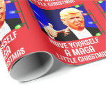 TRUMP HAT EIN MAGA-KLEINES CHRISTMAS-Wrapping Pape Geschenkpapier<br><div class="desc">TRUMP - HABEN SIE EIN MAGA-KLEINES CHRISTMAS-WRAPPING-PAPIER</div>