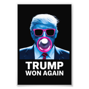 Trump hat erneut die Wahl 2024 zum 47. Präsidenten Fotodruck