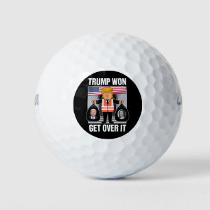 Trump hat gewonnen, akzeptiere es, Maga hat die Wa Golfball