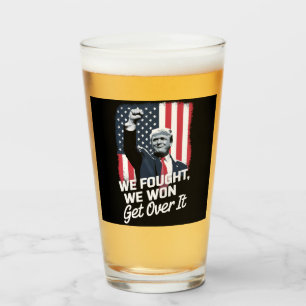 Trump hat gewonnen, akzeptiere es, Trump-Sieg 47.  Glas