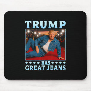 Trump hat großartige Jeans Lustiger Meme 3 Mousepad