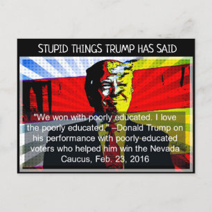 Trump hat "Postcard Souvenir" gesagt Postkarte