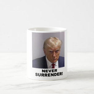Trump hat sich nie ergeben kaffeetasse
