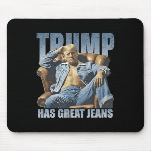 Trump Hat Tolle Jeans Lustig Retro Mousepad
